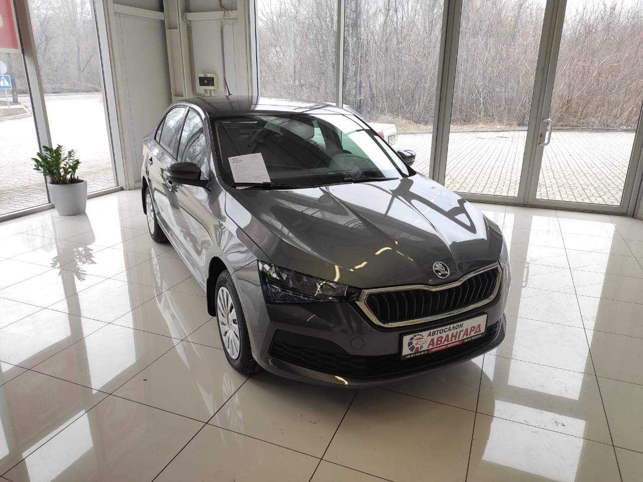 Skoda Rapid (Шкода Рапид) Лифтбек 1.6 MPI 110 л.с. 6-авт. Active. Серый |  Купить новый автомобиль в Донецке ДНР, в наличии и под заказ | Автосалон  Авангард