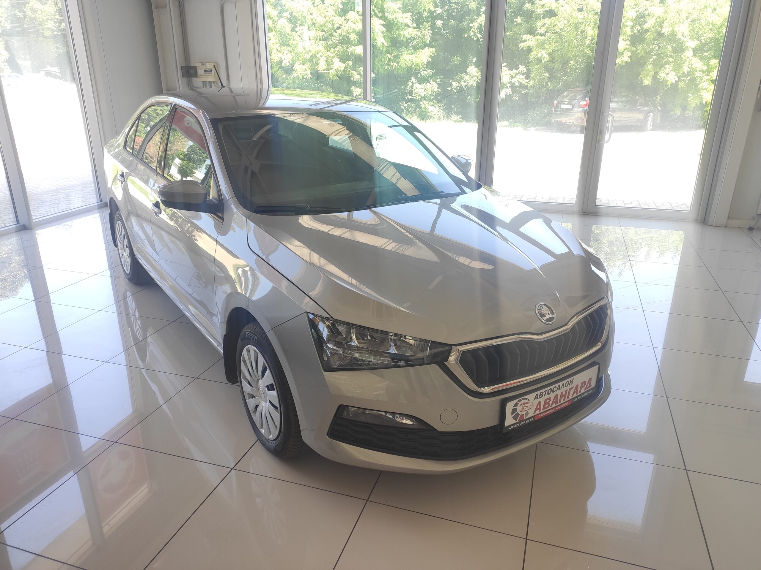 Skoda Rapid New 1,6 MPI (90 л.с.) 5МТ Active + Противотуманные фары + Пакет  1 + Fleet пакет I, Серебристый Tungsten металлик, 2021 | Купить новый  автомобиль в Донецке ДНР, в наличии и под заказ | Автосалон Авангард