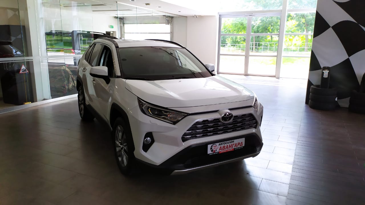 Toyota RAV4 2.5 8АКП (199 л.с.) 4WD. Престиж, Белый, 2021 | Купить новый  автомобиль в Донецке ДНР, в наличии и под заказ | Автосалон Авангард