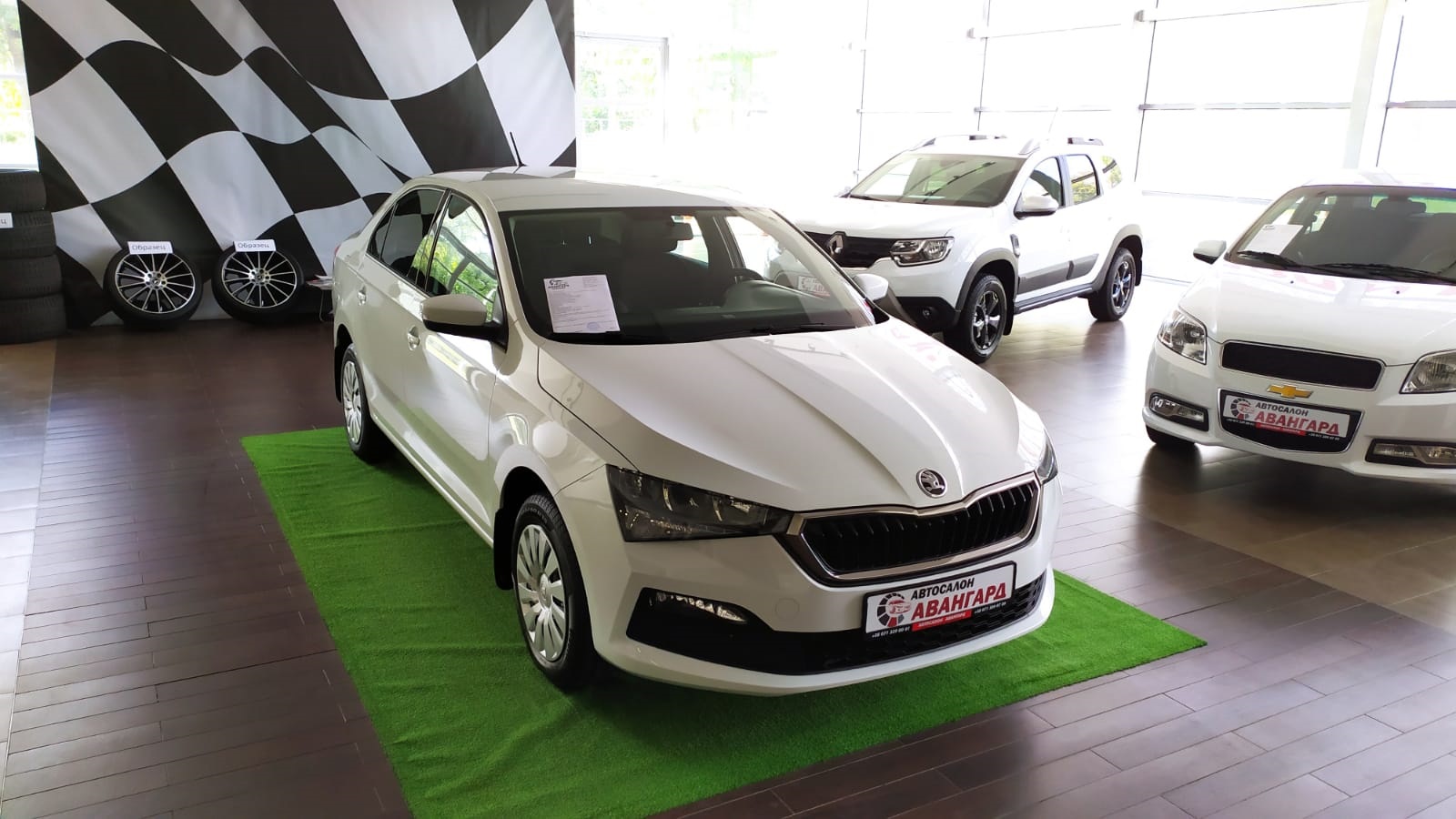 Skoda Rapid 1.6 MPI 90 л.с. 5МТ-мех. Active+WF1+PW3+9ZV+6Е4. Белый. 2021 |  Купить новый автомобиль в Донецке ДНР, в наличии и под заказ | Автосалон  Авангард