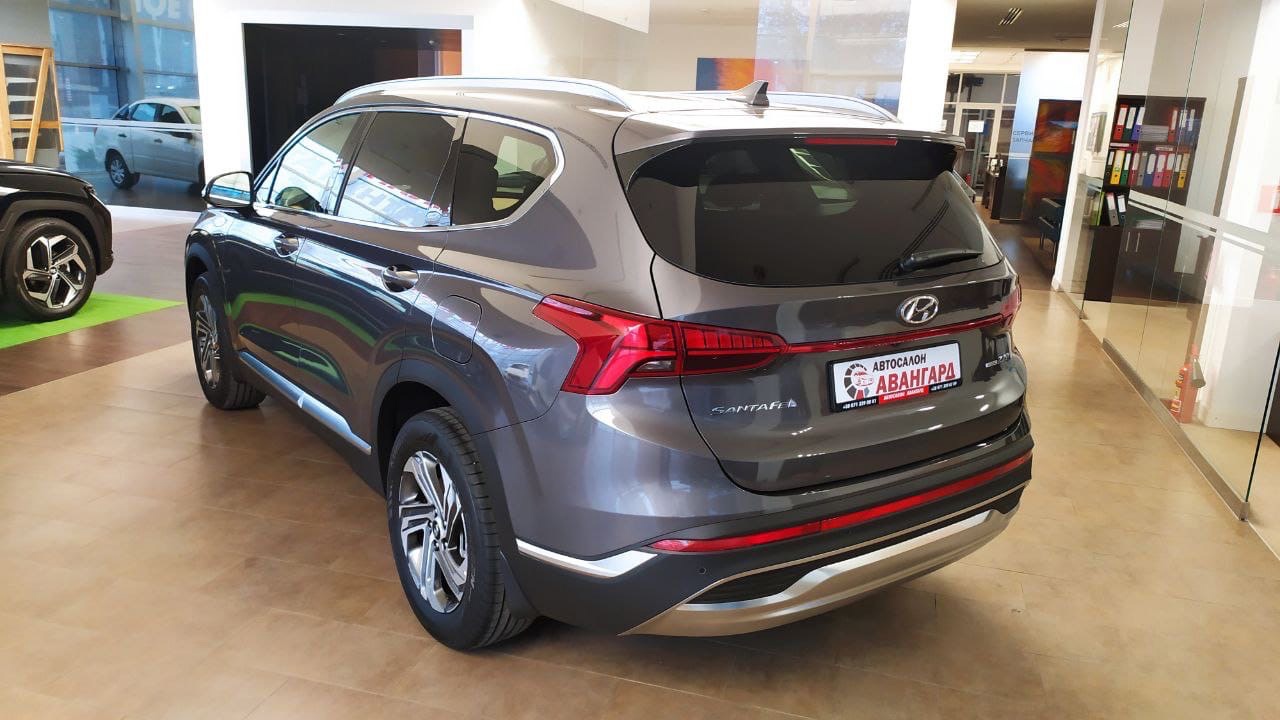 Hyundai Santa Fe 2.2 дизель (199 л.с.). 8АТ. Prestige. Тёмно-серый. 2021 |  Купить новый автомобиль в Донецке ДНР, в наличии и под заказ | Автосалон  Авангард