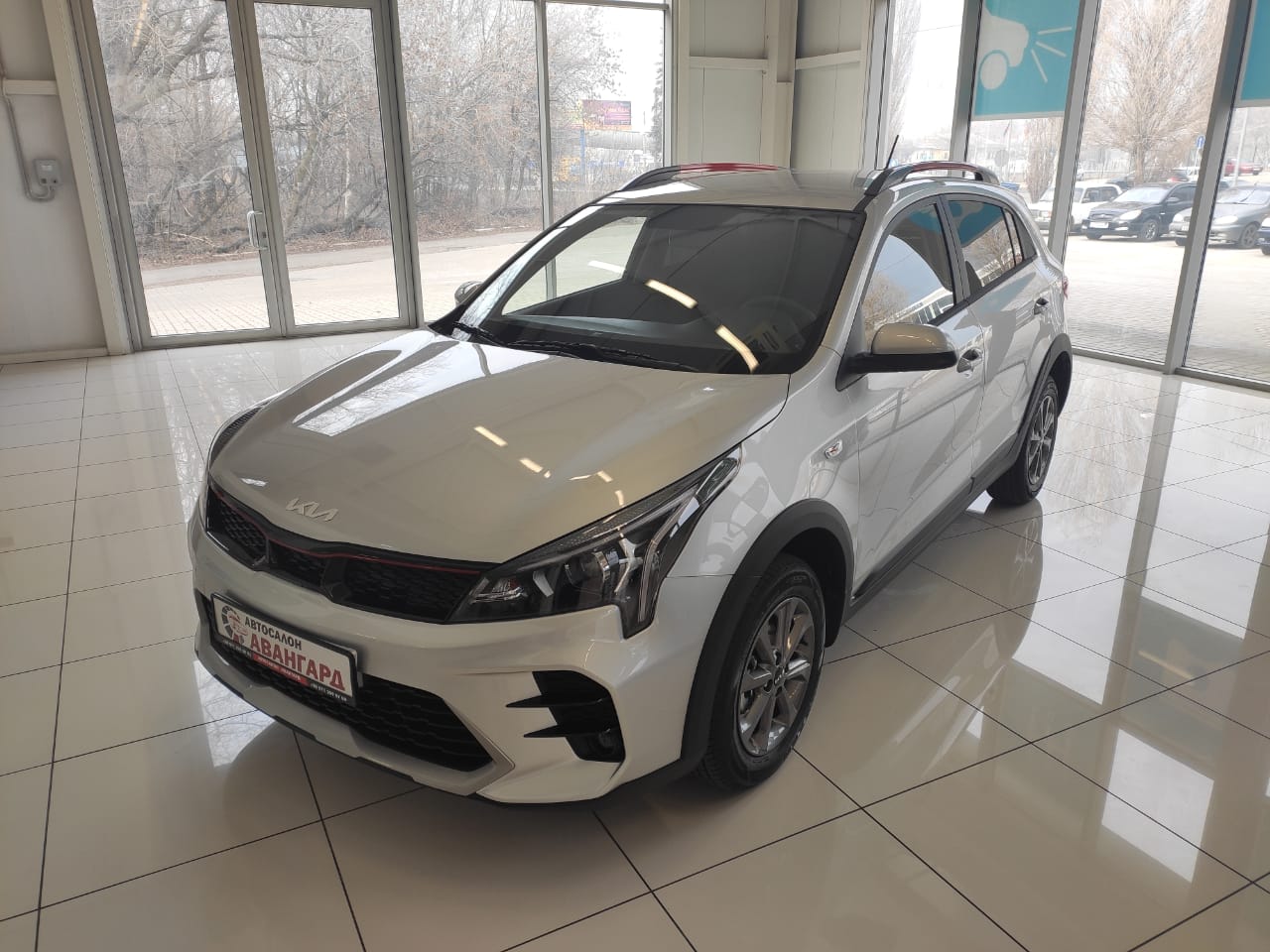 KIA Rio X 1.6 MPI (123 л.с.). 6AT. Style. Серебристый. 2021 | Купить новый  автомобиль в Донецке ДНР, в наличии и под заказ | Автосалон Авангард