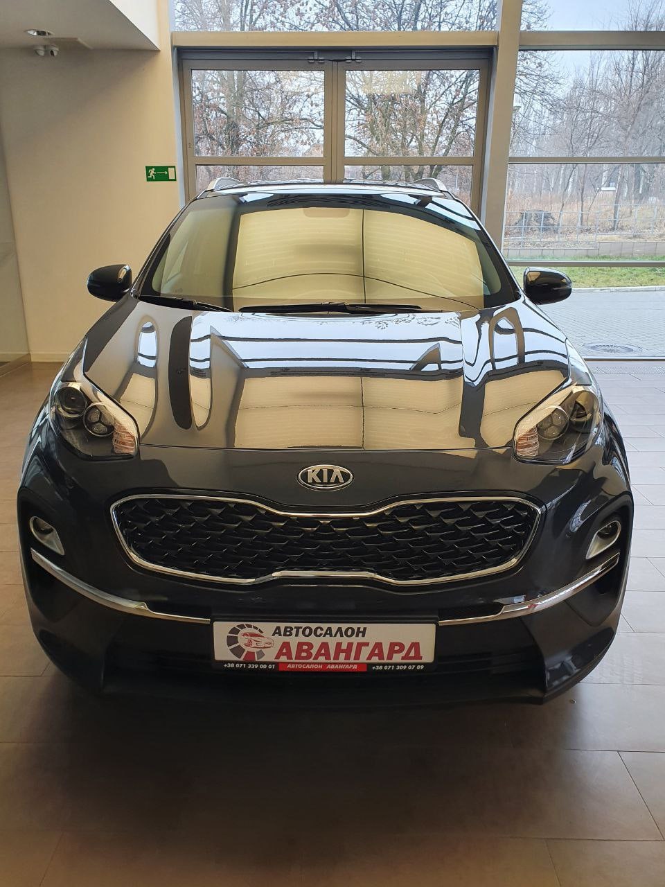 Kia Sportage 2.0 (150 л.с.) 6 АТ, Luxe, Темно-серый. 2021 | Купить новый  автомобиль в Донецке ДНР, в наличии и под заказ | Автосалон Авангард