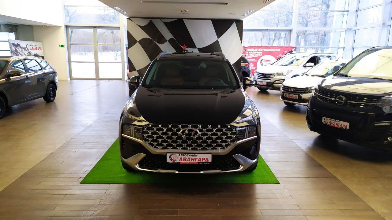 Hyundai Santa Fe 2.2 дизель (199л.с.) 8АТ. 4WD. Prestige 2021 | Купить новый  автомобиль в Донецке ДНР, в наличии и под заказ | Автосалон Авангард