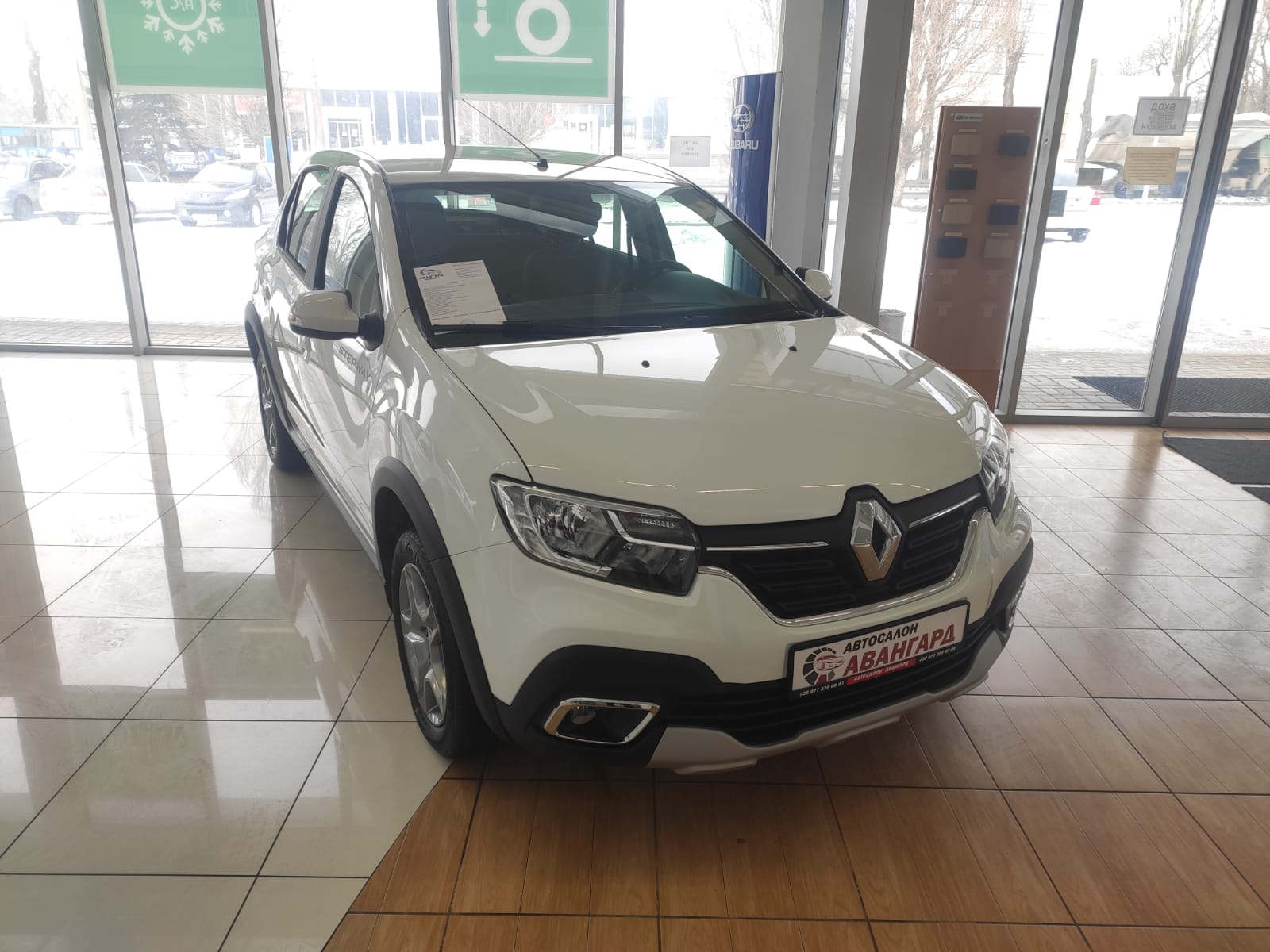 Renault Logan Stepway 1.6, 8 кл. (82 л.с.) 5МТ. Life, ESP. Белый 2022 |  Купить новый автомобиль в Донецке ДНР, в наличии и под заказ | Автосалон  Авангард